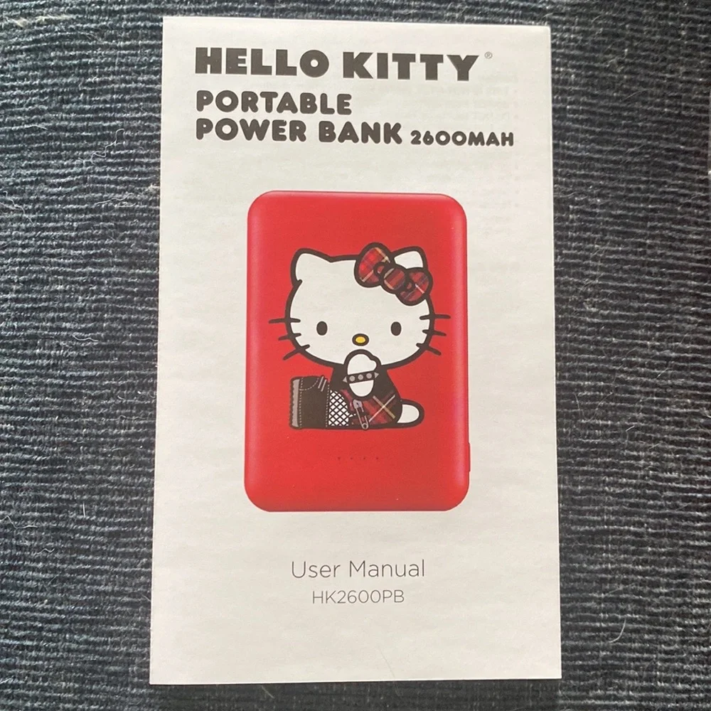 Hello Kitty Portable Powerbank Charger 2600mah